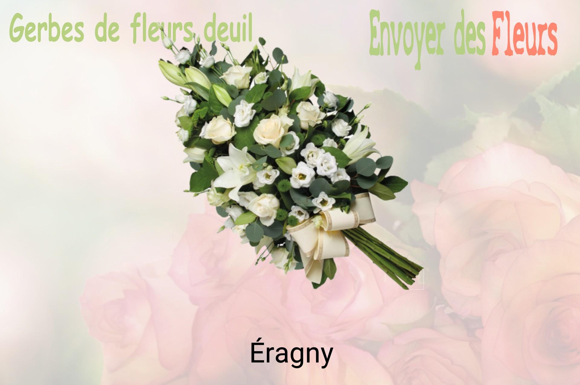 Gerbe de fleurs de deuil livrée à Éragny